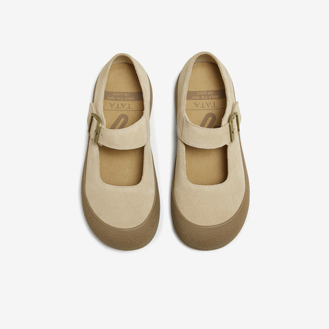 TATA/他她2025秋商场同款时尚百搭女勃肯鞋新款4TR02CQ5