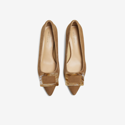 TATA/他她2025秋商场同款浅口女气质单鞋新款UMS04CQ5