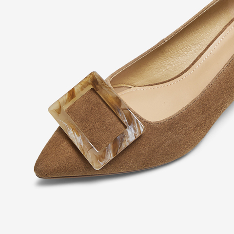 TATA/他她2025秋商场同款浅口女气质单鞋新款UMS04CQ5