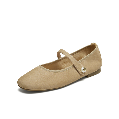 TATA/他她2025秋浅口女时尚休闲玛丽珍鞋新款YTK01CQ5