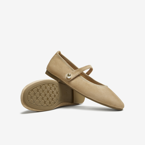 TATA/他她2025秋浅口女时尚休闲玛丽珍鞋新款YTK01CQ5