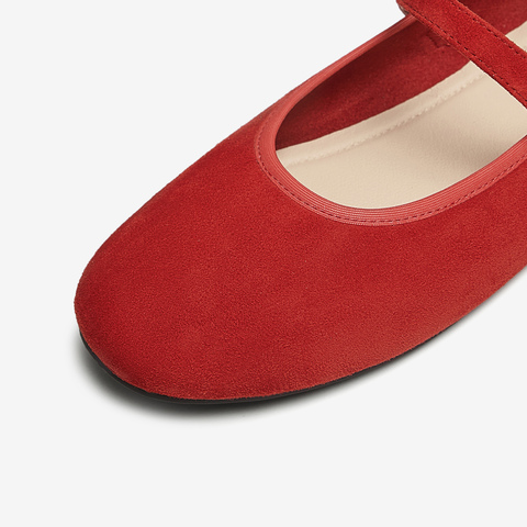 TATA/他她2025秋浅口女时尚休闲玛丽珍鞋新款YTK01CQ5