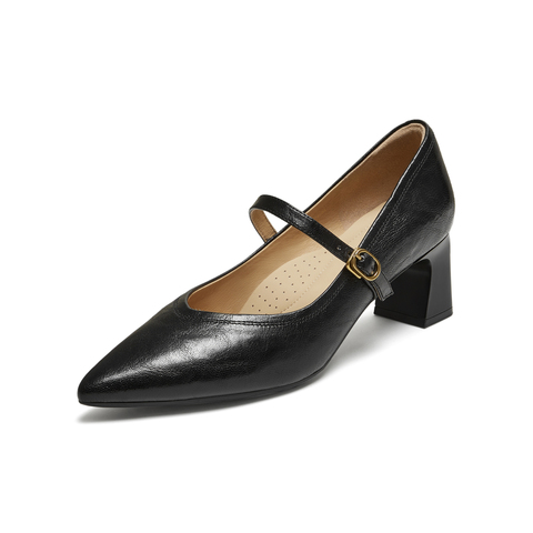 TATA/他她2025秋商场同款浅口气质女玛丽珍鞋新款XGM03CQ5