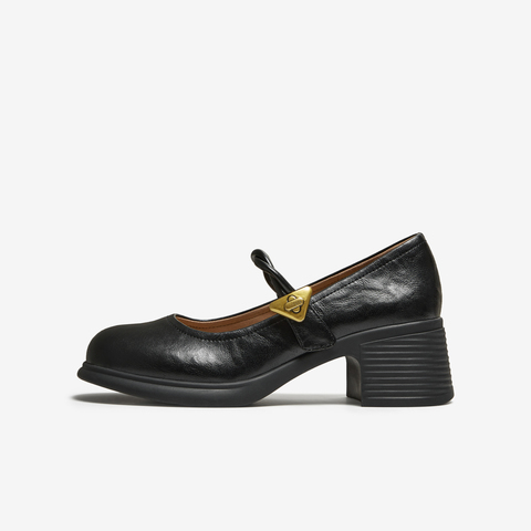 TATA/他她2025秋商场同款浅口女百搭玛丽珍鞋新款7A503CQ5