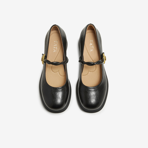 TATA/他她2025秋商场同款浅口女百搭玛丽珍鞋新款7A503CQ5