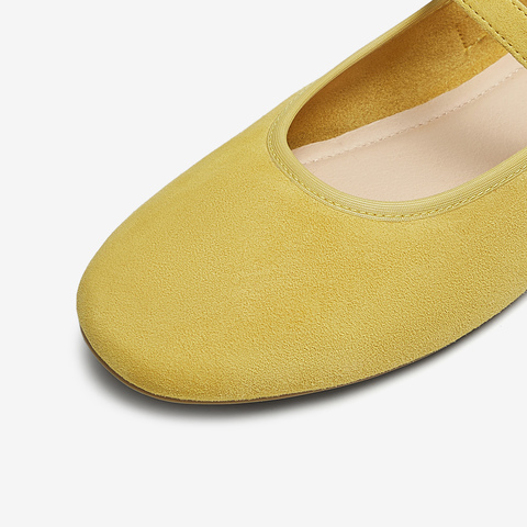 TATA/他她2025秋浅口女时尚休闲玛丽珍鞋新款YTK01CQ5