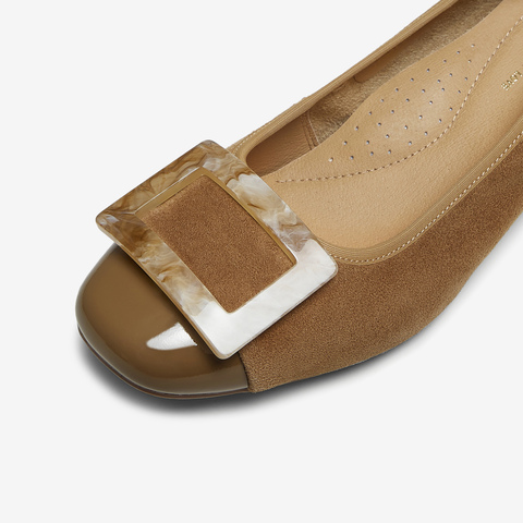 TATA/他她2025秋商场同款时尚浅口气质女单鞋新款UTG01CQ5