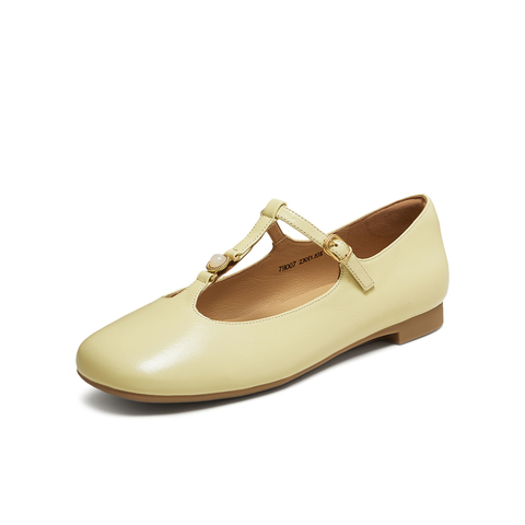 TATA/他她2025秋商场同款时尚百搭女玛丽珍鞋新款7H007CQ5