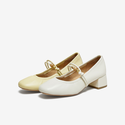 TATA/他她2025秋商场同款浅口女气质玛丽珍鞋新款7ACE4CQ5