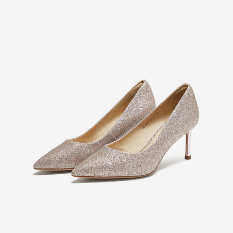 TATA/他她2025秋商场同款时尚简约气质女单鞋新款7DDF4CQ5