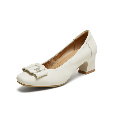 TATA/他她2025秋商场同款时尚气质浅口女单鞋新款URH03CQ5