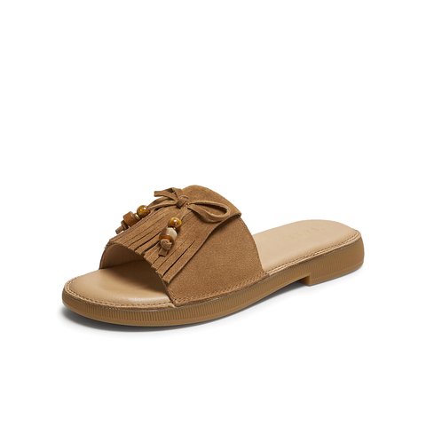 TATA/他她2025夏商场同款百搭时尚休闲女拖鞋新款YFG04BT5