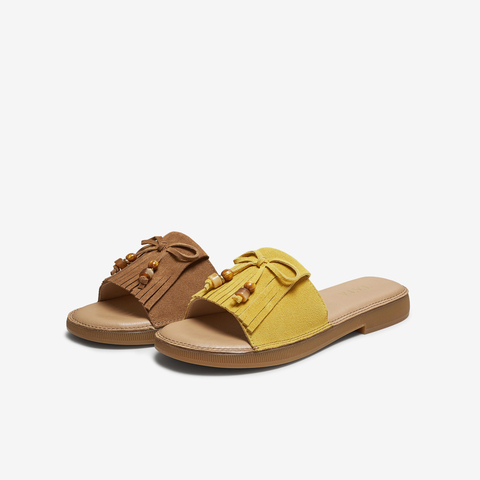 TATA/他她2025夏商场同款百搭时尚休闲女拖鞋新款YFG04BT5