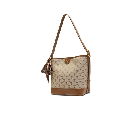 TATA/他她2025秋商场同款时尚百搭水桶包新款X3479CX5