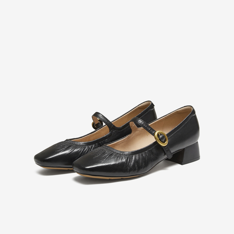 TATA/他她2025秋商场同款时尚百搭女玛丽珍鞋新款USC02CQ5