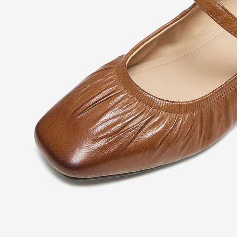 TATA/他她2025秋商场同款时尚百搭女玛丽珍鞋新款USC02CQ5