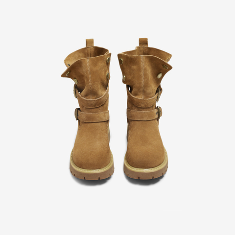 TATA/他她2025冬时尚百搭女休闲靴新款CF501DZ5