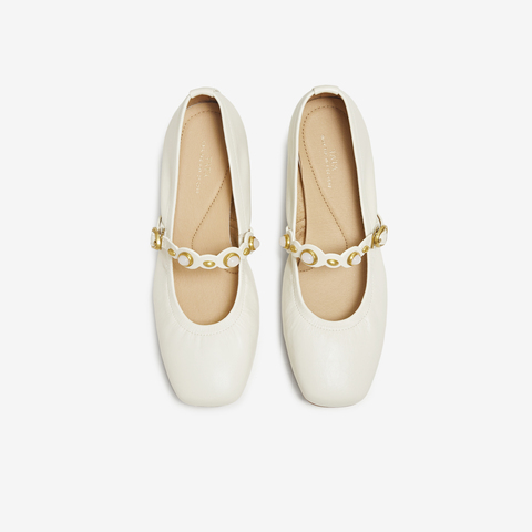 TATA/他她2025秋商场同款女时尚百搭玛丽珍鞋新款7ACE6CQ5