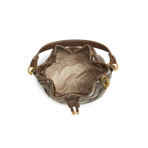 TATA/他她2025秋商场同款时尚百搭编织水桶包新款X3498CX5