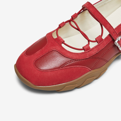 TATA/他她2025秋商场同款时尚休闲女玛丽珍鞋新款CWS01CQ5