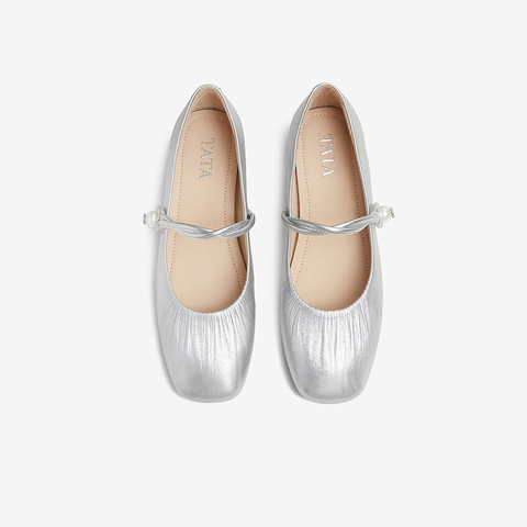 TATA/他她2025秋商场同款女时尚百搭玛丽珍鞋新款Y8GA6CQ5