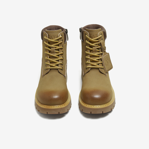 TATA/他她2025冬商场同款百搭时尚简约女工装靴新款CF502DD5