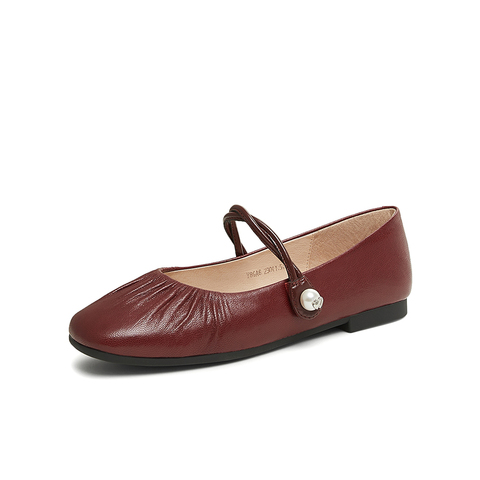 TATA/他她2025秋商场同款女时尚百搭玛丽珍鞋新款Y8GA6CQ5