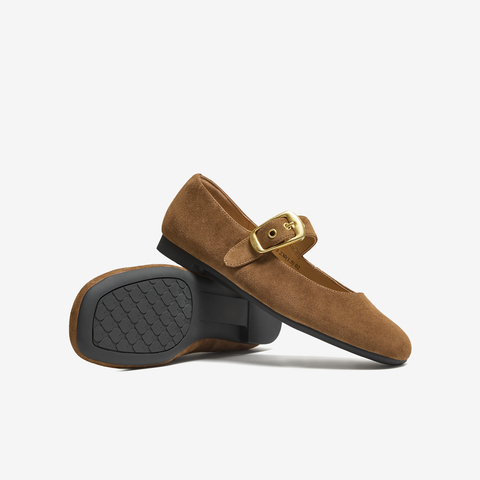 TATA/他她2025秋商场同款时尚百搭女玛丽珍鞋新款7H003CQ5