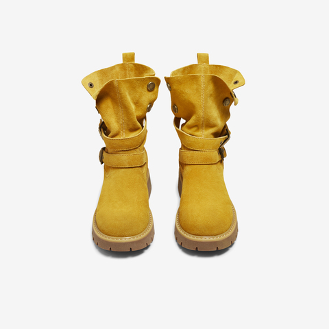 TATA/他她2025冬时尚百搭女休闲靴新款CF501DZ5