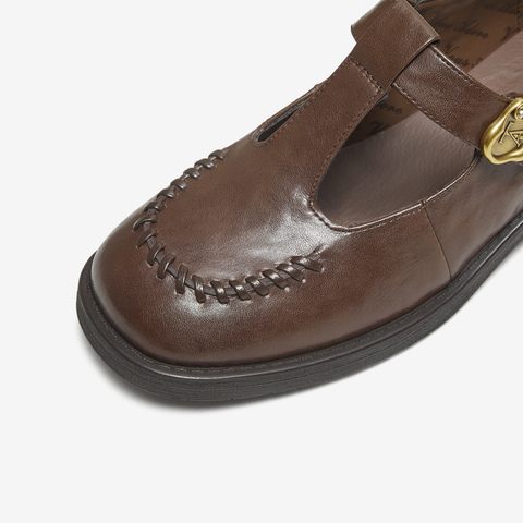 TATA/他她2025秋商场同款百搭时尚女玛丽珍鞋新款7JW20CA5