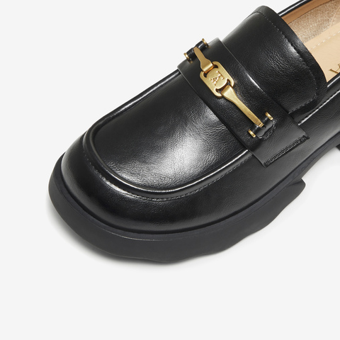 TATA/他她2025秋商场同款时尚百搭女乐福鞋新款CWK03CA5