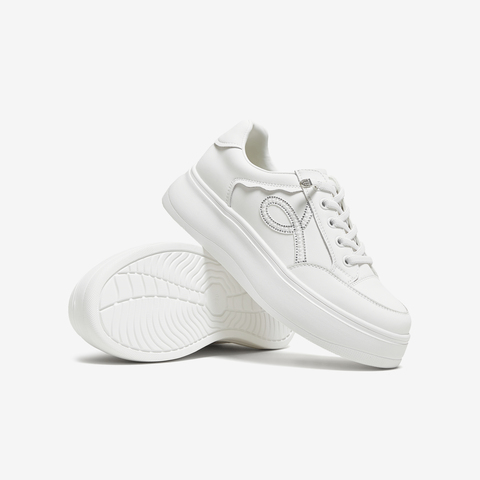 TATA/他她2025秋商场同款运动时尚休闲女板鞋新款WJN29CM5