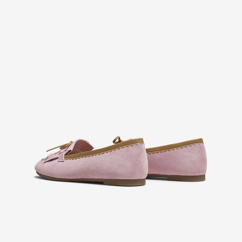 TATA/他她2025秋商场同款时尚休闲圆头女乐福鞋新款YVT01CQ5