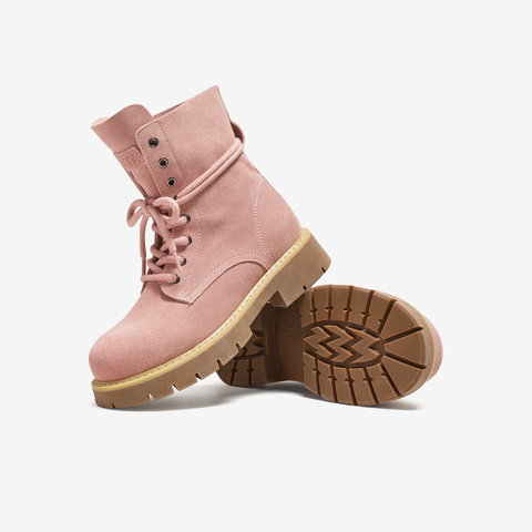 TATA/他她2025冬商场同款百搭女复古工装靴时尚短靴新款CF503DZ5