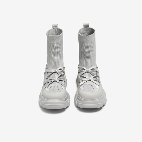 TATA/他她2025冬商场同款百搭时装靴休闲女袜靴新款CEG08DZ5