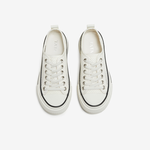 TATA/他她2025夏时尚休闲厚底女板鞋新款CE801BM5