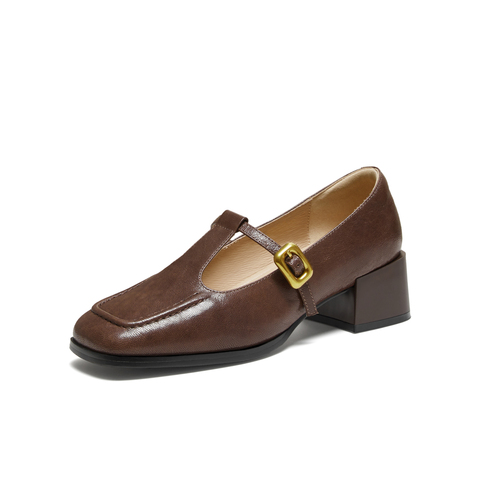 TATA/他她2025秋商场同款时尚女气质玛丽珍鞋新款UVD01CQ5