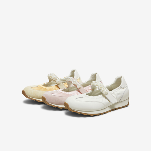 TATA/他她2025秋浅口女休闲百搭玛丽珍鞋新款GVU01CQ5