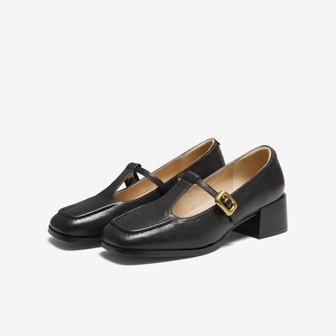 TATA/他她2025秋商场同款时尚女气质玛丽珍鞋新款UVD01CQ5