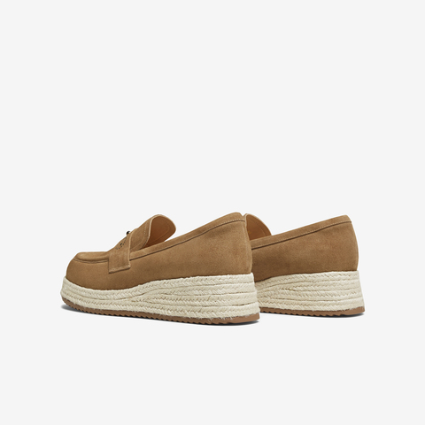 TATA/他她2025秋商场同款时尚休闲圆头女乐福鞋新款UUZ01CA5