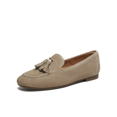 TATA/他她2025秋商场同款时尚简约休闲女乐福鞋新款7QCC7CA5