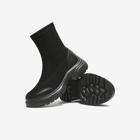 TATA/他她2025冬商场同款时尚休闲女靴百搭弹力靴新款7PJ60DZ5