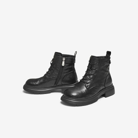 TATA/他她2025冬商场同款百搭时尚简约女马丁靴新款WXB06DD5