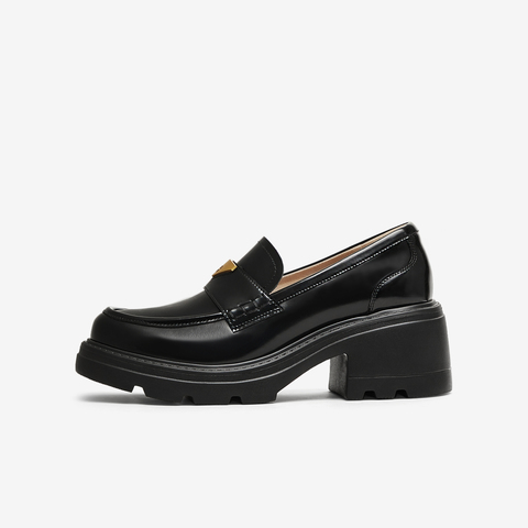 TATA/他她2025秋时尚休闲乐福鞋女新款7GZ21CA5