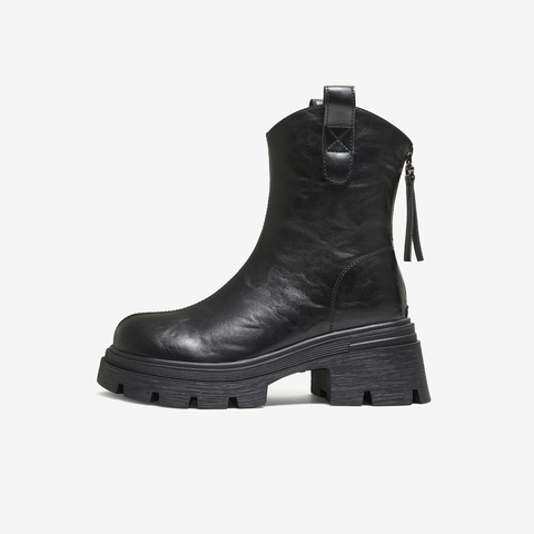 TATA/他她2025冬商场同款百搭时装靴女短靴新款CE401DZ5