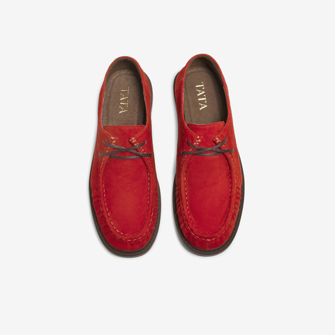 TATA/他她2025秋商场同款女百搭牛津鞋简约单鞋新款YVS01CM5