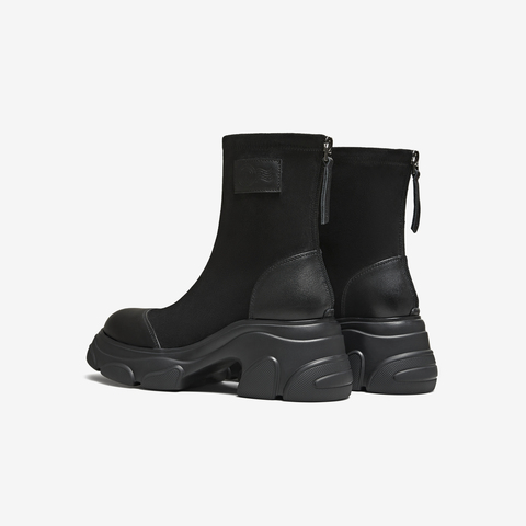 TATA/他她2025冬时尚休闲女靴百搭弹力靴新款CEG09DZ5