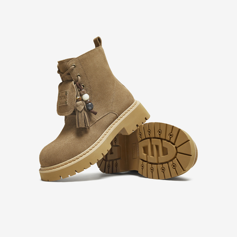 TATA/他她2025冬商场同款百搭时尚女马丁靴新款YXB01DD5