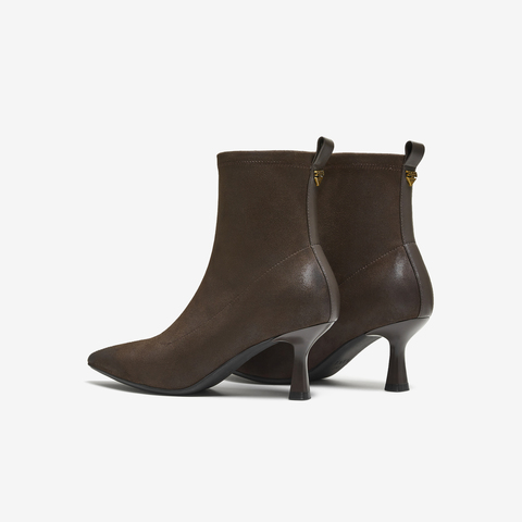 TATA/他她2025冬商场同款百搭时装靴女休闲短靴新款XVX01DD5