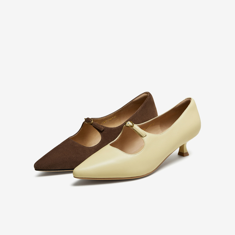 TATA/他她2025秋商场同款浅口女气质玛丽珍鞋新款UTW01CQ5